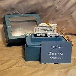Lenox Collectable 1992 train car ornament